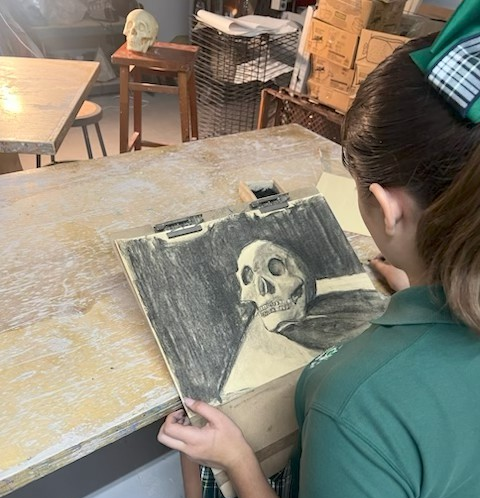 Still life with skull