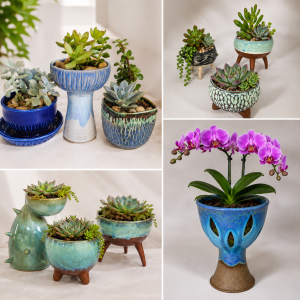 Let's Make Orchid and Succulent Planters